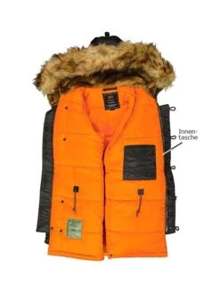 Alpha Industries Jacke, Mikrofaser Wattiert, Dunkelgrau 13 Alpha Industries Jacke, Mikrofaser Wattiert, Dunkelgrau -Milestone Shop 395993 norm3