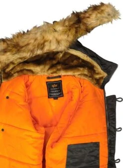 Alpha Industries Jacke, Mikrofaser Wattiert, Dunkelgrau 11 Alpha Industries Jacke, Mikrofaser Wattiert, Dunkelgrau -Milestone Shop 395993 norm4