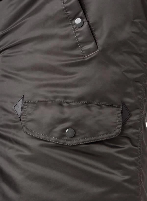 Alpha Industries Jacke, Mikrofaser Wattiert, Dunkelgrau 8 Alpha Industries Jacke, Mikrofaser Wattiert, Dunkelgrau – Bild 6