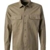 Marc O'Polo Overshirt, Bio Baumwolle, Hellbraun -Milestone Shop 396431 norm