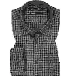Marc O'Polo Hemd, Regular Fit, Bio Baumwolle, Braun-schwarz Kariert -Milestone Shop 396437 norm 1