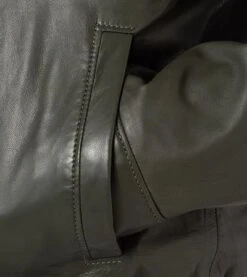 Baldessarini Lederjacke, Nappa, Dunkelolivgrün -Milestone Shop 396581 norm4