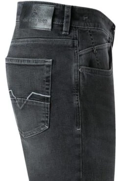 Jeans BENNET, Modern Fit, Baumwoll-Stretch, Schwarz -Milestone Shop 396641 norm3