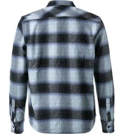Replay Overshirt, Baumwolle, Blau-schwarz Kariert -Milestone Shop 396786 norm4