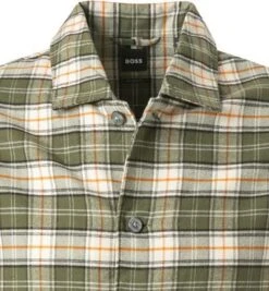 Overshirt, Relaxed Fit, Baumwolle, Grün-beige Kariert -Milestone Shop 396984 norm2