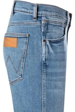 Wrangler Jeans Greensboro, Regular Straight, Baumwoll-Stretch 14,75oz, Jeansblau -Milestone Shop 397136 norm3