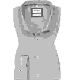 OLYMP Hemd, Body Fit, Baumwolle, Schwarz-weiß Kariert -Milestone Shop 397564 norm 1