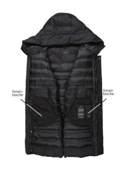 PEUTEREY Daunenjacke Kasa, Mikrofaser Wasserabweisend, Schwarz -Milestone Shop 398103 norm3