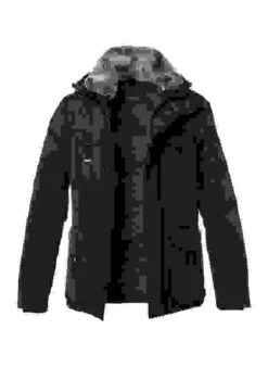 PEUTEREY Daunenjacke AIPTEK, Mikrofaser Echtpelz, Nachtblau -Milestone Shop 398116 norm 1