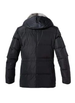 PEUTEREY Daunenjacke AIPTEK, Mikrofaser Echtpelz, Nachtblau -Milestone Shop 398116 norm2