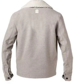 Bogner 2-in-1 Jacke, Material-Mix Mit Lammfellkragen, Greige Meliert -Milestone Shop 398149 norm2