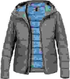 Daunenjacke, Mikrofaser, Stahlgrau -Milestone Shop 398592 norm 1