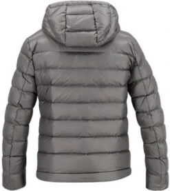 Daunenjacke, Mikrofaser, Stahlgrau -Milestone Shop 398592 norm2