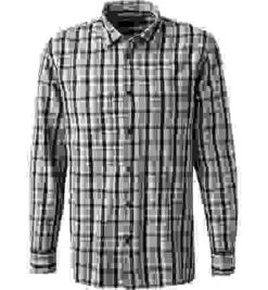 Marc O'Polo Overshirt, Bio Baumwolle, Beige-schwarz Kariert -Milestone Shop 398699 norm 1