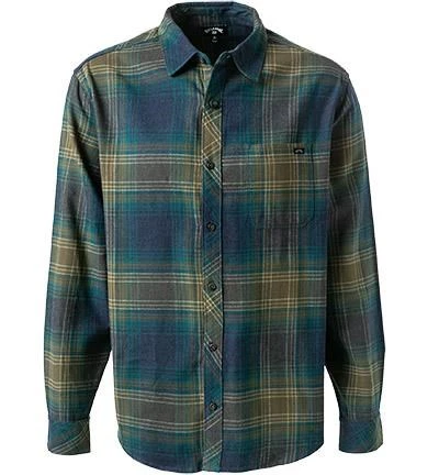 Billabong Hemd, Stretch-Flanell, Grün-navy Kariert 3 Billabong Hemd, Stretch-Flanell, Grün-navy Kariert