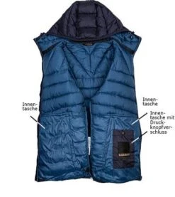 Napapijri Steppjacke, Regular Fit, Mikrofaser, Marine -Milestone Shop 398921 norm3