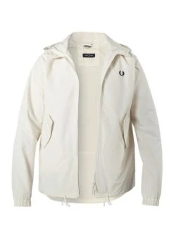Fred Perry Jacke, Baumwolle, Ecru