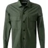 Calvin Klein Overshirt, Baumwolle, Dunkelolive -Milestone Shop 399877 norm