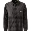 Quiksilver Overshirt, Mikrofaser, Anthrazit Kariert -Milestone Shop 400410 norm