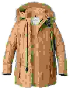 Woolrich Daunenparka Arctic, Baumwolle Echtpelz, Gold -Milestone Shop 400532 norm 1