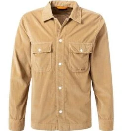BOSS ORANGE Overshirt, Cord, Beige