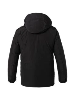 Daunenparka, Mikrofaser Wasserabweisend, Schwarz -Milestone Shop 400671 norm2
