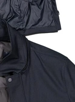 Pierre Cardin Parka, Mikrofaser Wasserabweisend, Marine -Milestone Shop 400814 norm4