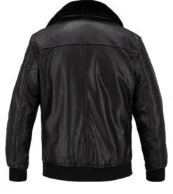 Bugatti Lederblouson, Lammleder Fellkragen, Schwarz -Milestone Shop 400883 norm2