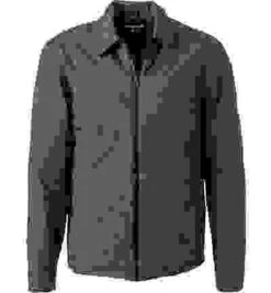 Strellson Overshirt, Casual Fit, Mikrofaser Wattiert, Olivgrün -Milestone Shop 400906 norm 1