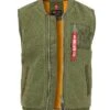 Alpha Industries Weste, Mikrofaser Wattiert, Grün -Milestone Shop 401158 norm