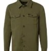 Fred Perry Overshirt, Baumwolle, Olivgrün -Milestone Shop 401518 norm