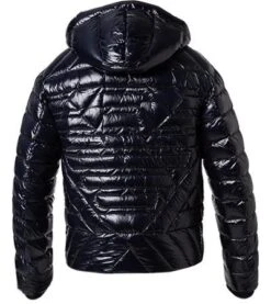 Emporio Armani Daunenjacke, Mikrofaser Wasserabweisend, Marine -Milestone Shop 401607 norm2