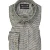 Marc O'Polo Hemd, Regular Fit, Bio Baumwolle, Grün-braun Gemustert -Milestone Shop 401854 norm