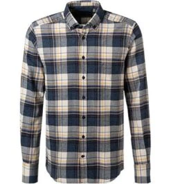 Daniel Hechter Hemd, Regular Fit, Baumwolle, Dunkelblau Kariert