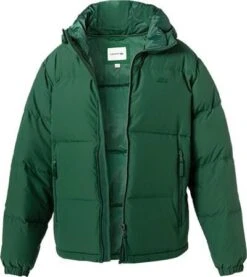 Lacoste Daunenjacke, Mikrofaser Wasserabweisend, Grün