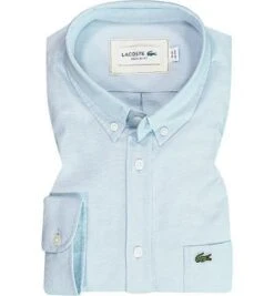 Lacoste Hemd, Regular Fit, Oxford, Bleu