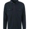 OLYMP Overshirt, Modern Fit, Baumwolle, Marineblau -Milestone Shop 402289 norm