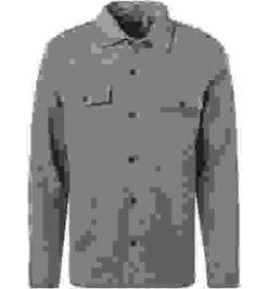 OLYMP Overshirt, Modern Fit, Baumwolle, Anthrazit Meliert -Milestone Shop 402290 norm 1
