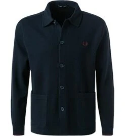 Fred Perry Overshirt, Baumwolle, Navy