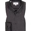 ETON Hemd, Contemporary Fit, Baumwolle, Dunkelgrau-schwarz Kariert -Milestone Shop 402895 norm
