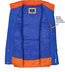 La Martina Daunenweste, Mikrofaser, Orange -Milestone Shop 403074 norm3