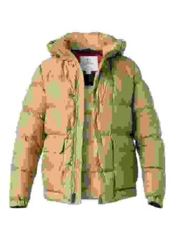 Woolrich Daunenjacke, Mikrofaser, Sand -Milestone Shop 403274 norm 1