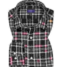 Gant Hemd, Slim Fit, Twill, Braun-beige Kariert -Milestone Shop 403367 norm 1