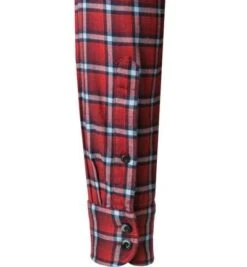 OLYMP Hemd, Modern Fit, Baumwolle, Rot Kariert -Milestone Shop 403560 norm2