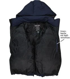 Calvin Klein Steppjacke, Mikrofaser, Marineblau -Milestone Shop 403570 norm3