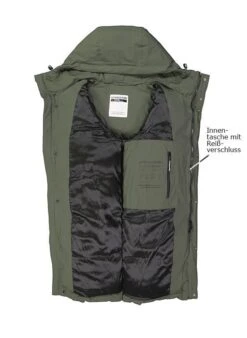 Strellson Steppjacke, Mikrofaser Wasserdicht, Dunkelgrün -Milestone Shop 403779 norm3