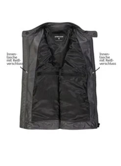 Strellson Lederjacke, Lammnappa, Grau -Milestone Shop 403818 norm3
