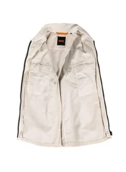 BOSS ORANGE Overshirt, Baumwoll-Stretch Ungefüttert, Biskuit -Milestone Shop 405061 norm3