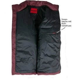 Hugo Steppjacke, Mikrofaser Waserabweisend, Weinrot -Milestone Shop 405110 norm3