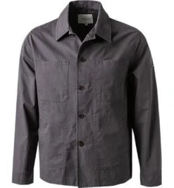 Pepe Jeans Overshirt, Baumwolle, Grau